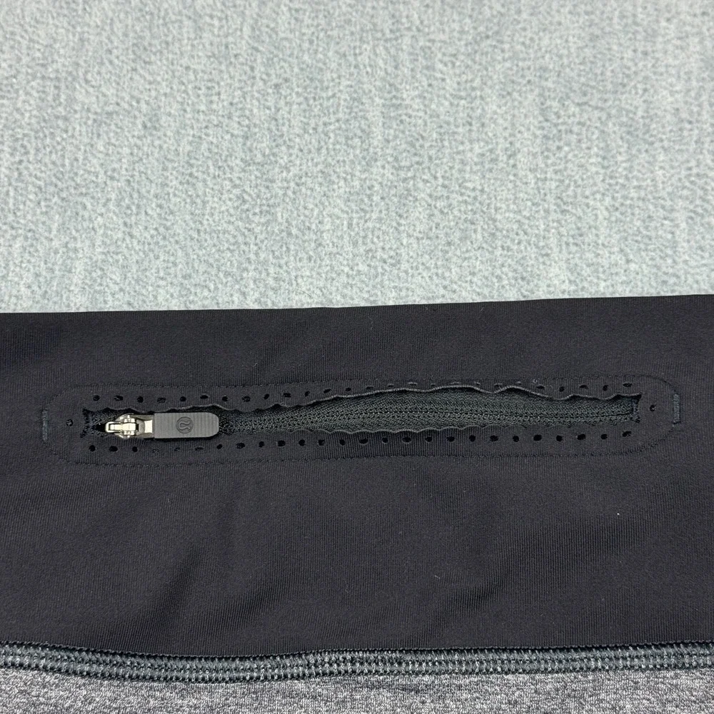Lululemon Leggings Womens 8 Gray Smooth Stride Cropped 17